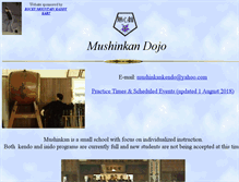 Tablet Screenshot of mushinkankendo.com